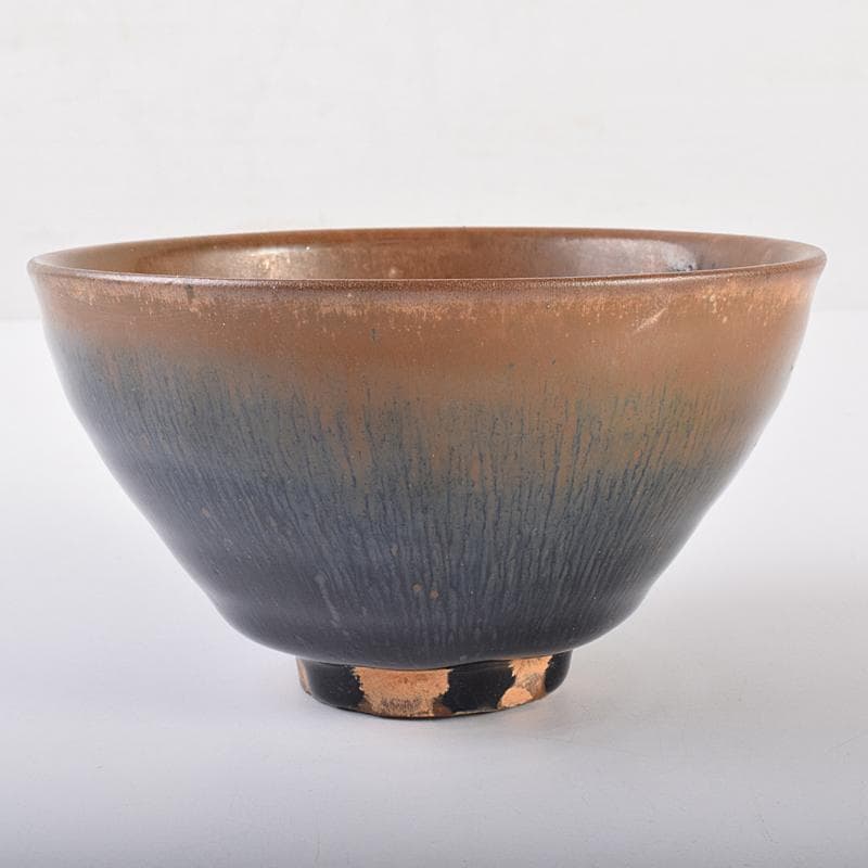 中国　南宋　建窯　兎毫盞　禾目天目茶碗　M　R7566