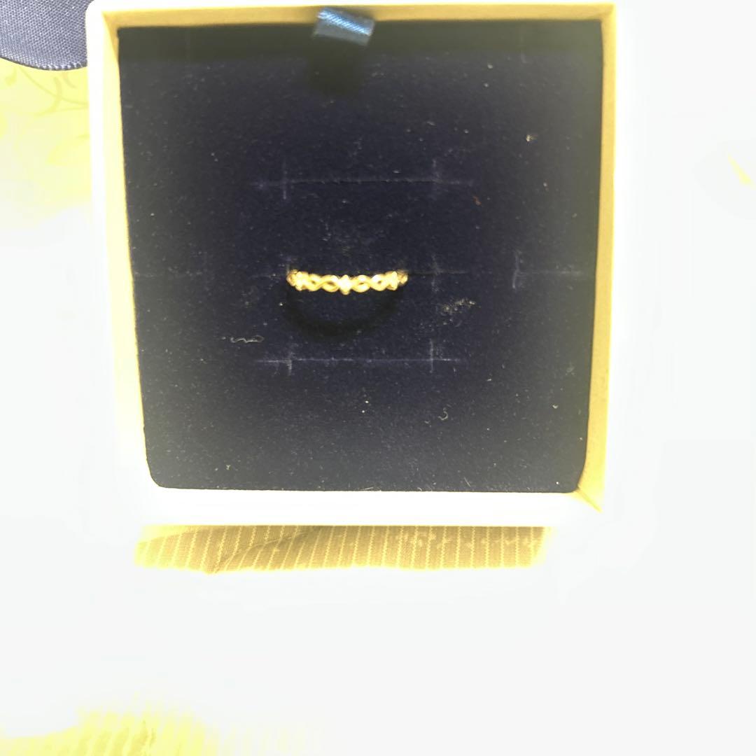 K10YG ダイヤモンドリング　ツツミ