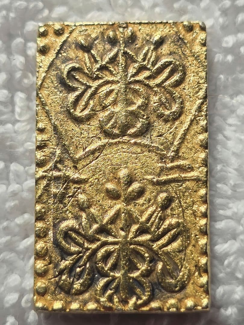 安政二分金 二分判金 3 古金銀 金貨 アンティーク  検索：二朱金